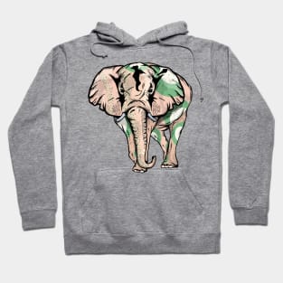 Elephant Green Spots Hoodie